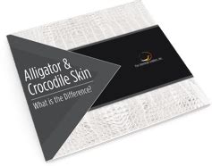 Comparing Crocodilian Leathers: Alligator and Crocodile Skins