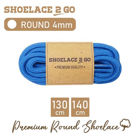 Jual Shoelace Go Premium Tali Sepatu Bulat Round J Blue Shopee