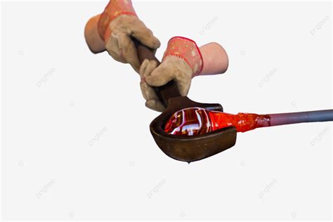 Woman Glassblower Forming Hot Gaffer Lady Girl Gaffer PNG Transparent Image And Clipart For