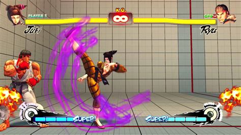 Ssfiv Ae Juri Stored Fireball Combos Youtube