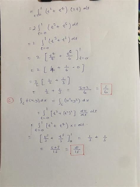 Solved Let F X Y X Y And C Be The Curve Along Y X From