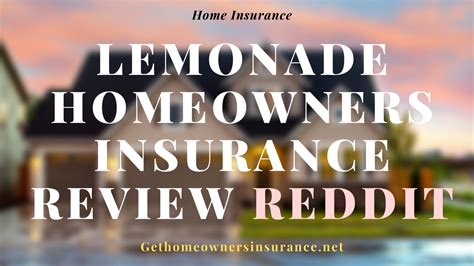 Lemonade Homeowners Insurance Review Reddit Homeowners Insurance Homeowner Insurance