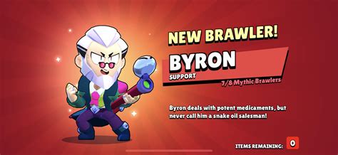 I got Byron! : r/Brawlstars