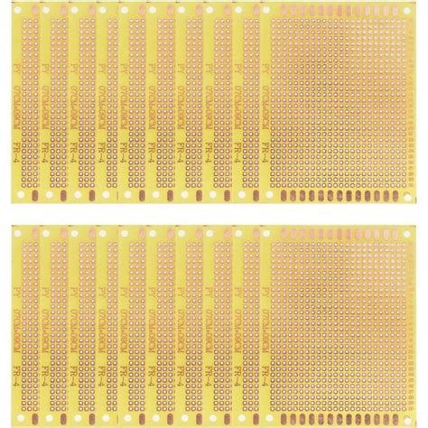 Pcs Carte De Prototypage Pcb Prototype Plaque Circuit Imprim X Cm