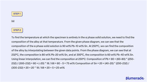 SOLVED A 1 5 Kg Specimen Of A 90 Wt Pb 10 Wt Sn Alloy Is Heated To