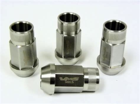 Vms 20 Pc 12 Thread Forged Stainless Steel Racing Drag Extended Lug