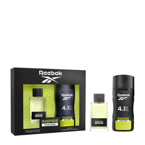 Reebok Inspire Your Body Edt Shower Gel Set Men Ml Ml Kr