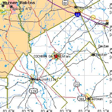 Cochran, Georgia (GA) ~ population data, races, housing & economy