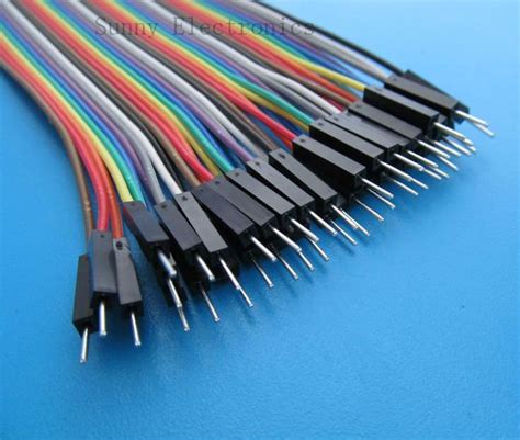 Free Shipping Pin Cm Dupont Wire Connector Cable Mm Male To