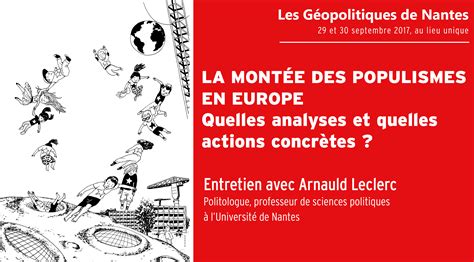 La montée des populismes en Europe quelles analyses et actions