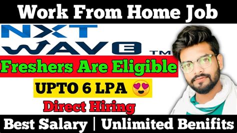 NxtWave Work From Home Job 2024 Best Work From Job For Freshers 2024