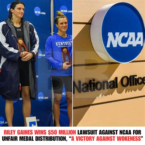 Breaking Riley Gaines Wins 50 Million Lawsuit Against Ncaa For Unfair