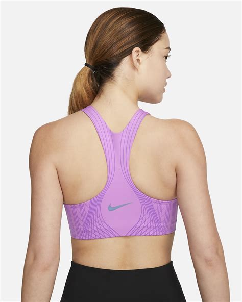 Nike Swoosh Phoenix Womens Medium Support Padded High Neck Sports Bra Nike Uk