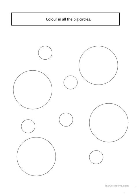 Free Printable Circle Worksheets