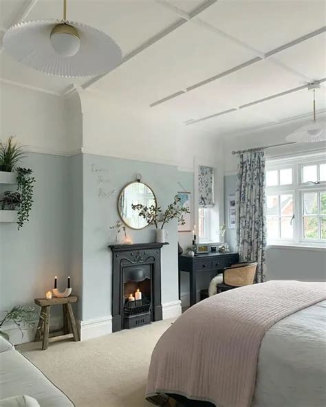 Farrow And Ball Borrowed Light Bedroom Inredning Sovrum