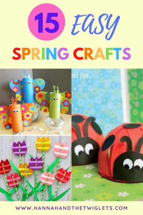 Easy Spring Craft Ideas - Hannah and the Twiglets