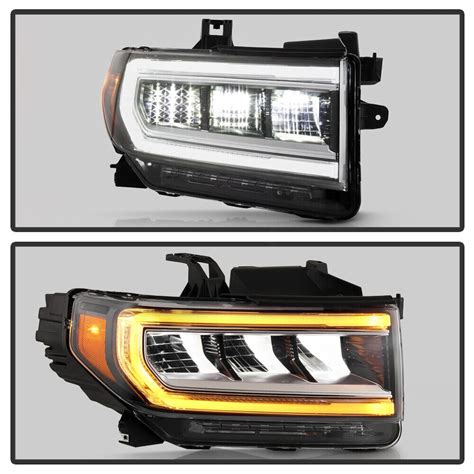 Spyder 2020 2023 Gmc Acadia At4 Factory Led Headlight Right Passenger Side Hd Jh Gac20at4