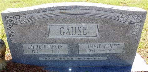 Jimmie Frank Jeff Gause M Morial Find A Grave