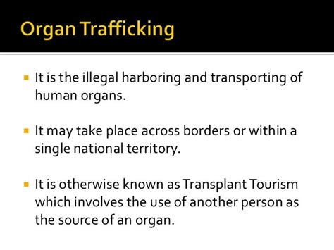 Press Review Organ Trafficking