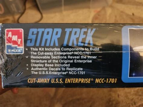 Amt Scale Star Trek Cutaway Uss Enterprise Ncc Model Kit