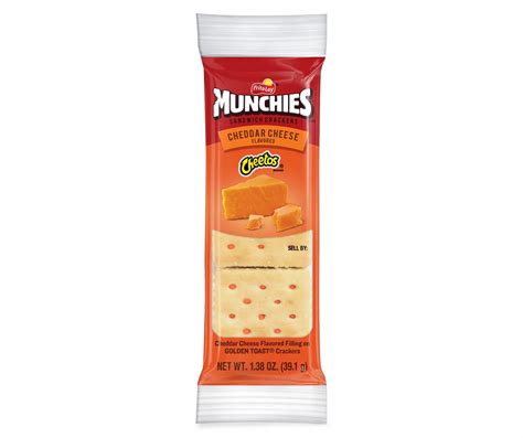 Frito Lay Munchies Cheetos Cheddar Cheese Sandwich Crackers, 50% OFF