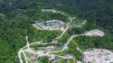 Vista A Rea De Una Planta De Energ A Geot Rmica En Las Monta As