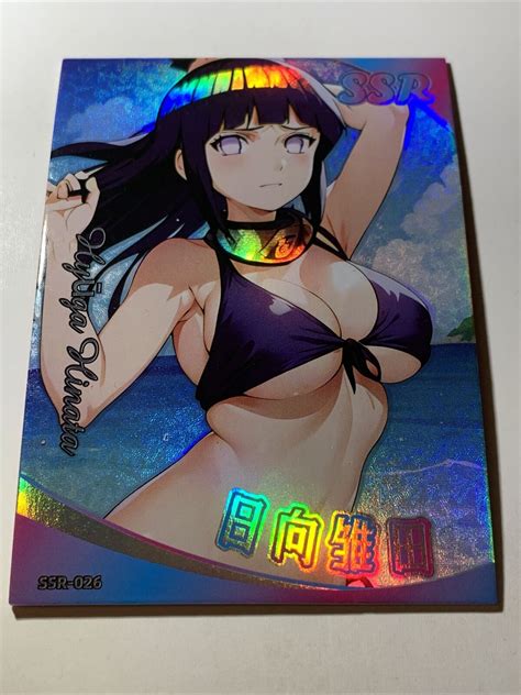 Hinata Hyuga Naruto Ssr Acg Goddess Story Waifu Card Girl Holo Anime