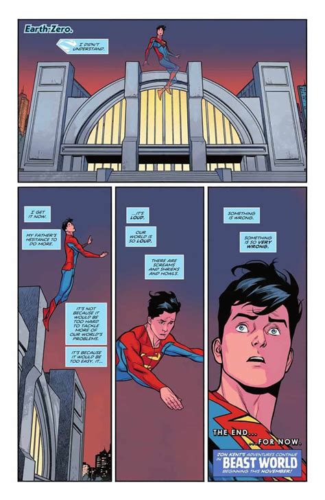 Dc Comics And Adventures Of Superman Jon Kent 6 Spoilers And Review Where Does Finale Leave