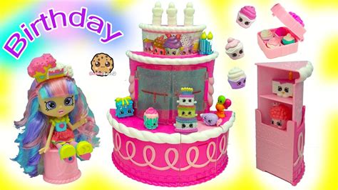 Birthday Cake Surprise Party Season 7 Shopkins Playset With Rainbow