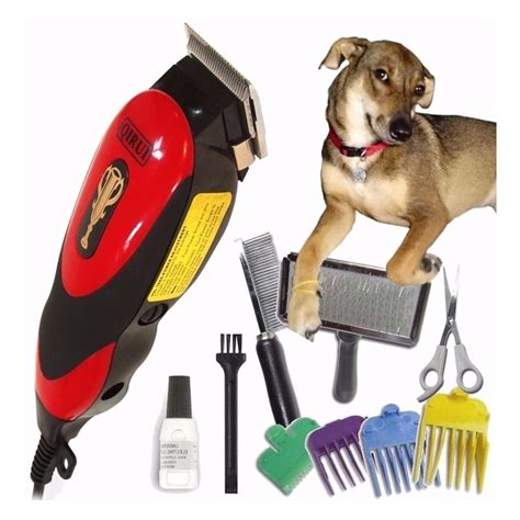 Kit Maquina De Tosa Aparadora Profissional P Cachorro Pets V V