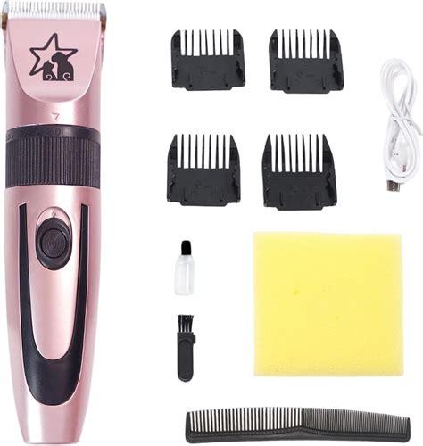 Dog Shaver Set Low Noise Rechargeable Cordless Electric