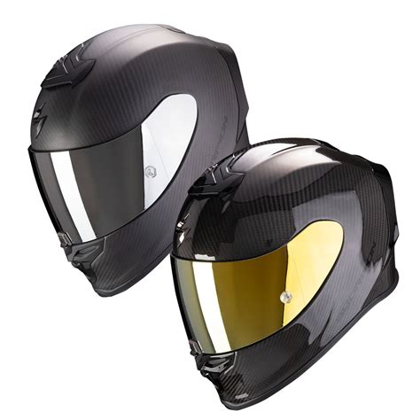 Scorpion Exo R Evo Carbon Air Solid Integralhelm Schwarz