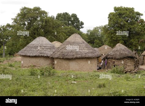 Traditional Houses Ghana West Africa Stock Photo Alamy