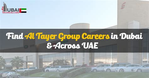 Al Tayer Group Careers In Uae New Job Openings