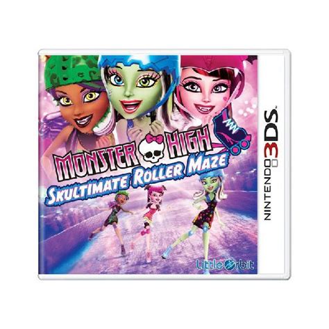 Jogo Monster High Skultimate Roller Maze 3ds Em Brasil Clasf Jogos