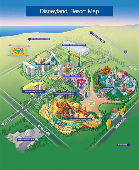 Map Of Disneyland Resort California R Kurmann Flickr