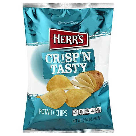 Herr's Potato Chips, Crisp & Tasty | Snacks, Chips & Dips | Foodtown