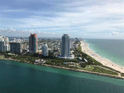 Aerial views of South Beach : r/Miami