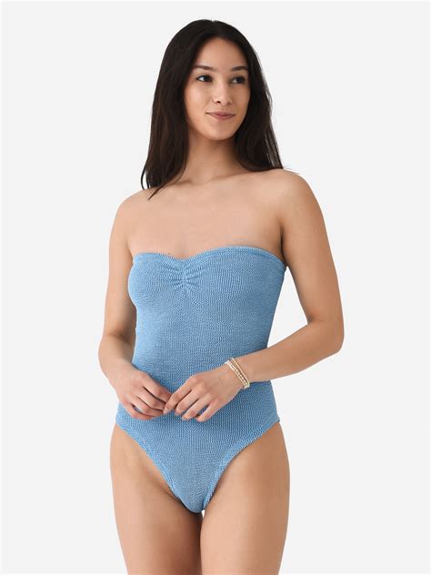 Hunza G Womens Brooke One Piece Swimsuit