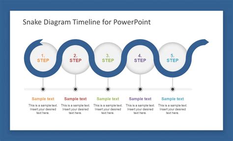 Snake Diagram Slide Powerpoint Template Fppt