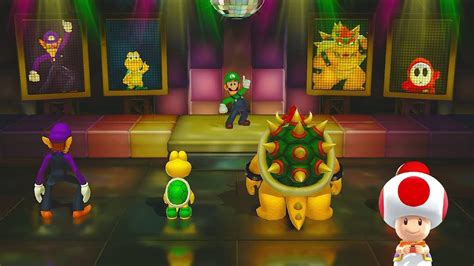 Super Mario Party Sound Stage Waluigi Vs Koopa Troopa Vs Bowser Vs Shy