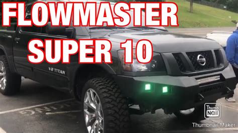 Nissan Titan L True Duals Exhaust W Flowmaster Super