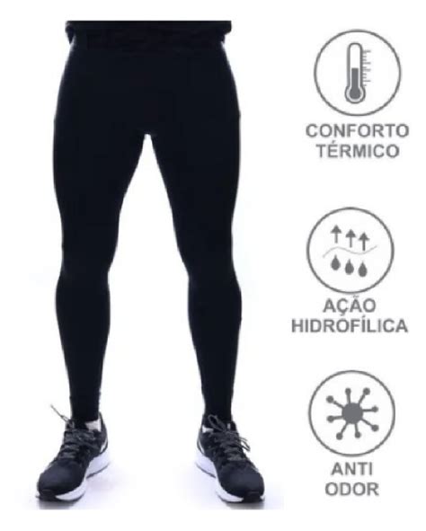 Cal A Legging Masculina T Rmica Frio De Compress O Esportiva Leg Academia