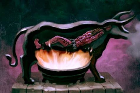 HISTORICAL BRUTAL TORTURE BRAZEN BULL