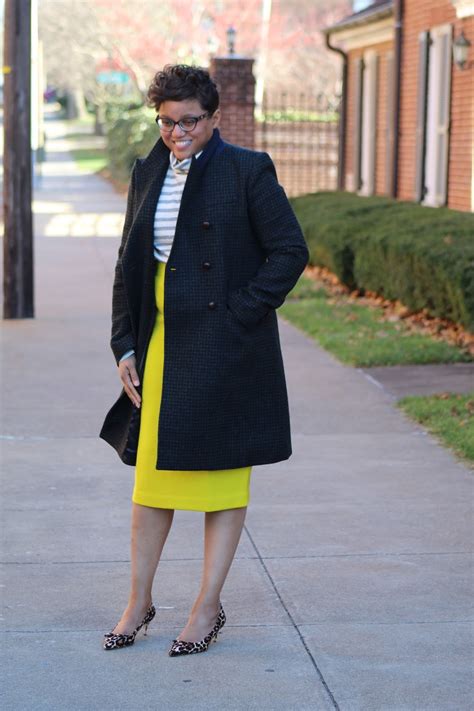 J Crew Double Breasted Coat In Mini Check And Sweater Skirt Really