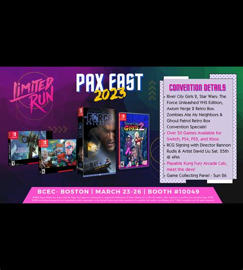 LRG at PAX East 2023 – Limited Run Games