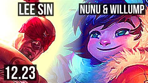 Lee Sin Vs Nunu Willump Jng Games Euw Master