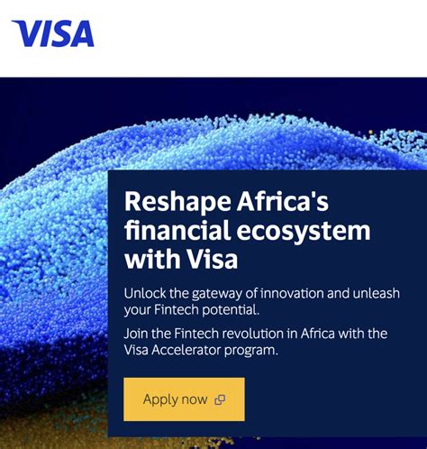 Applications Open For The Visa Africa Fintech Accelerator Programme