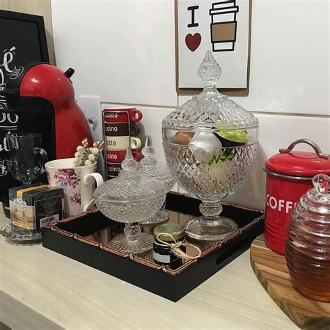 An Assortment Of Glass Items On A Counter Top