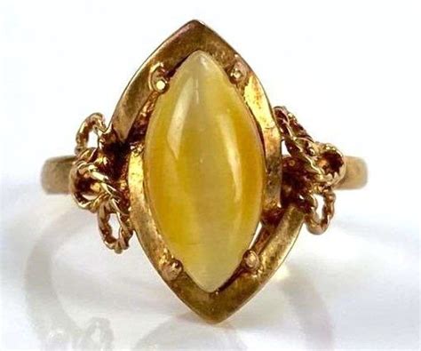 K Gold Citrine Ring Matthew Bullock Auctioneers